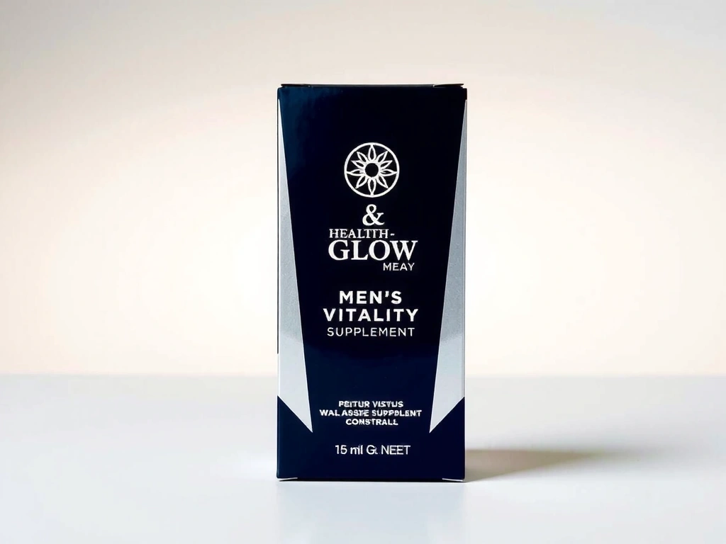 Healthandglowhungarycx & Glow Men's Vitality Supplement packaging